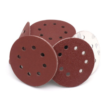 150mm round sand paper disc abrasive 8 holes